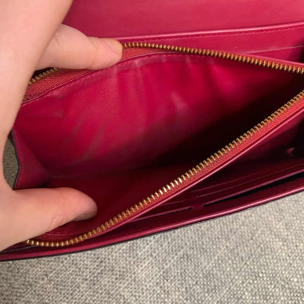 Louis Vuitton Monogram Vernis Portofeuille Sarah Wallet on Chain Pink - Picture 15 of 17